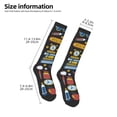 thumbnail image 2 of Naloa Teeth Thigh High Socks Extra Long Stretchy Sock Women Over Knee High Opaque Stocking Daily Wear, 2 of 6