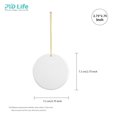 thumbnail image 1 of PYD Life Us, envío gratis, adornos de cerámica de sublimación, venta al por mayor, decoración personalizada, adornos de cerámica de Navidad, 1 of 4