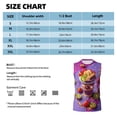 thumbnail image 6 of Haiem Men's Fruit Parfait Colorful Print Tank Tops Summer Sleeveless Cut Off Workout T-Shirts Fitness Vest Athletic Undershirts-3X-Large, 6 of 8