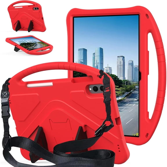 HCTian Compatible with Samsung Galaxy Tab S11 Ultra 14.6" 2025 (SM-X930/SM-X936B) Case for Kids - Durable Lightweight EVA Shockproof Protective Handle Stand Cover