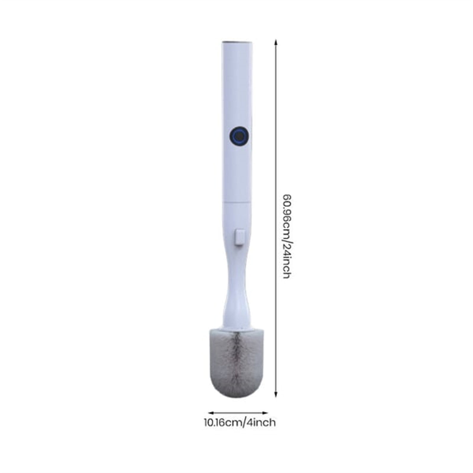 Xuniizn Toilet Brush and Holder Set with Drip Tray, Slim Vented Design & Strong Bristles for Bathroom Cleaning
