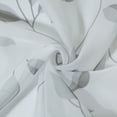 thumbnail image 6 of Tandem Leaf Indoor/Outdoor Grommet Curtain Panel 54" x 96" in Grey, 6 of 6