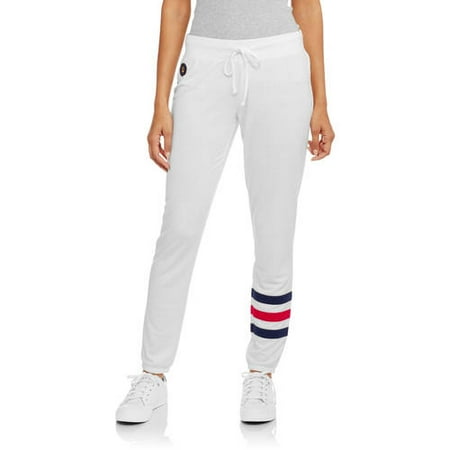 Juniors' Sporty Stripe Sweat Pants - Walmart.com