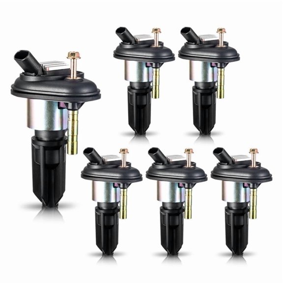 Set of 6 Ignition Coils Compatible with Chevy Trailblazer GMC Canyon Envoy Replacement for UF303 C1395 Fits select: 2006-2009 HUMMER H3, 2002-2005 CHEVROLET BLAZER