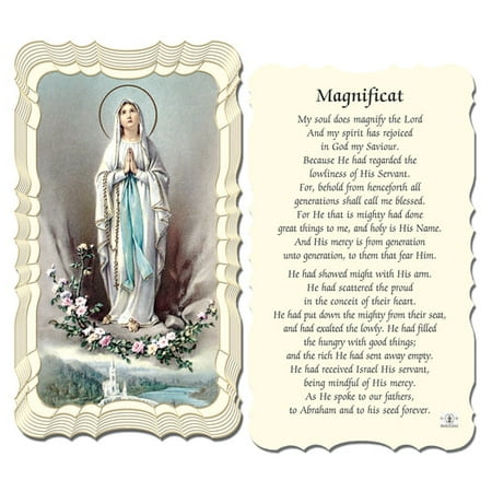 

The Magnificat Catholic Prayer Holy Card with Prayer on Back Pack of 50