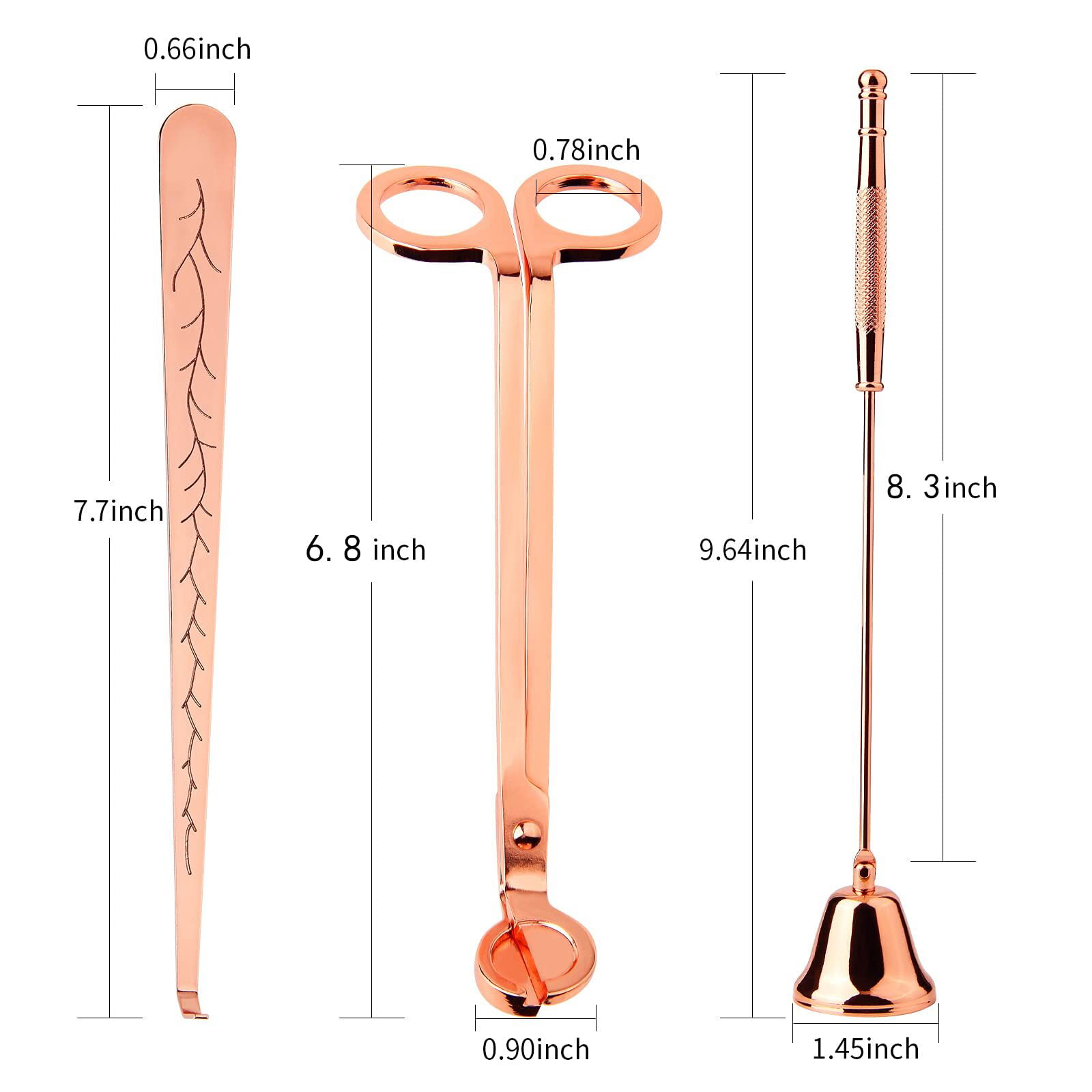 Rose Gold 7 Wick Trimmers