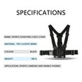 thumbnail image 2 of 1 Pcs Chest Mount Straps Cell Phone Holder Action Camera Phones. For Cell O3A1, 2 of 6