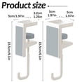thumbnail image 3 of Cozival Desk Hook, Purse Hook for Table, Purse Holder for Table, Clip-On, No-Drill, Portable Bag Hanger for Office, Classroom, and Dining Areas, 3 of 6