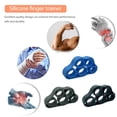 thumbnail image 4 of 3 anillos de agarre para los dedos, entrenador de rehabilitación de muñeca, empuñaduras de silicona para manos (B) Hugtrwg  Para Estrenar, 4 of 8
