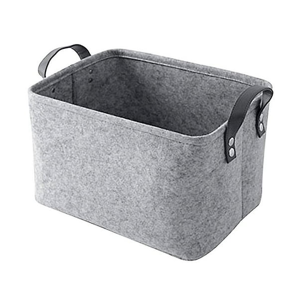 Tatum88 Storage Basket With Two Handles, Felt Basket For Toys, Books,magazines BattqxStorage Basket With Two Handles, Felt Basket For Toys, Books,magazines Battqx