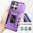 thumbnail image 2 of For Motorola Moto G 5G 2025 2024 2023 Case with Slide Camera Cover, [Full Camera Protection] [Magnetic Rotated Kickstand] Military Grade Shockproof Heavy Duty Cover, 2 of 8