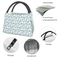 thumbnail image 4 of Disketp Polar Bears And Snowy Winter Insulated Bags, Insulated Cooler Bag Totes for Lunch Beach Camping, 4 of 6
