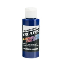 Createx Airbrush Color, Regular, 2 oz., Brite Blue