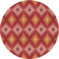 thumbnail image 1 of Ahgly Company Tapis d'Intérieur Ronds Lavables à la Machine, Style Transitionnel, Cône de Construction Orange, Tapis de Zone, 7 Pieds Rond, 1 of 7