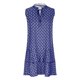 thumbnail image 5 of Puntoco Vestido De Manga Corta Con Cuello En V, Vestido Sexy Con Estampado De Puntos Florales Y Manga Corta Para Mujer Sin Estampado De Posicionamiento Azul L, 5 of 5