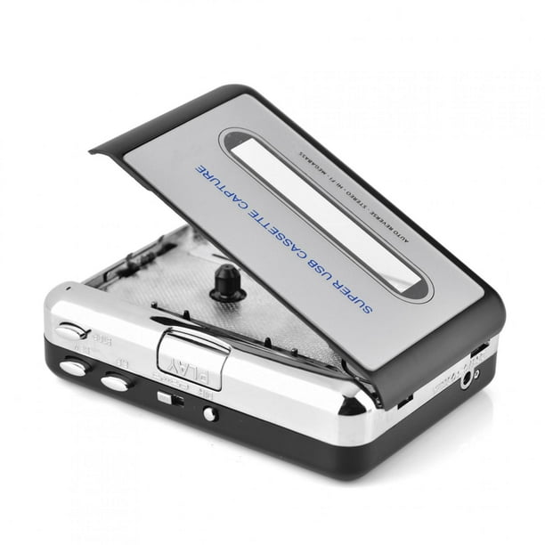 Cergrey Cassette USB pour PC Convertisseur de commutateurs CD MP3 MP3  Capturez un lecteur de musique avec un casque, convertisseur de cassette à  MP3, convertisseur de cassette en mp3 