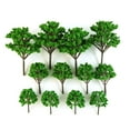 thumbnail image 3 of CNKOO 24 Pcs Mini Modèle d'Arbre Vert Mixte Ensemble de Train Paysage Miniature Paysage Table de Sable Modèles Architecture Arbres, 3 of 6