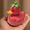 red, variant on Pineapple Duck Resin Sculpture, Adorable Fruit Animal Desktop Ornament, Mini Dashboard Decoration for Car & Home, Unique Collectible Figurine, Whimsical Gift for Friends