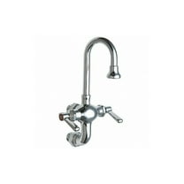 Chicago Faucet Gooseneck,Chrome,Chicago Faucets,1.5gpm 225-ABCP