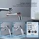 thumbnail image 3 of Grifo Giratorio Universal, Baño Extensor De Grifo Giratorio De 1080 Grados Brazo Robótico Filtración De 4 Capas 1.8GPM Multifuncional Con Burbujeador Para Limpieza, 3 of 7