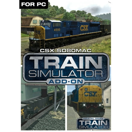 Train Simulator Add-On - CSX SD80MAC (PC)(Digital (Best Train Simulator Games)