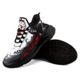 thumbnail image 5 of Coolcustomize Men's Plus Size Gothic Sneakers - Lightweight Breathable Shoes with Cushioned Midsole, Gothic Streetwear for Running, Gym, Halloween - Athletic Trainers, Gym Footwear, Edgy Fashion, 5 of 11
