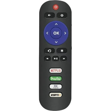 Replacement Remote Control RC280 fit for TCL ROKU TV with Netflix/Hulu/Roku Channel/ESPN