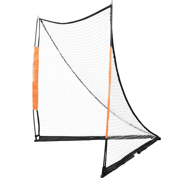 Lacrosse Goal 6x6 ft, Portable Lacrosse Net with Carry Bag, Fiberglass Rods, Backyard Training Equipment, Easy Setup Collegiate Goal for Youth & Adult