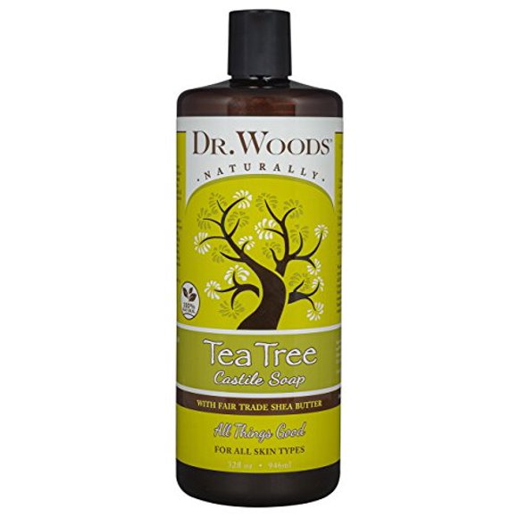 Dr. Woods Shea Vision Pure Castile Soap Tea Tree - 32 fl oz