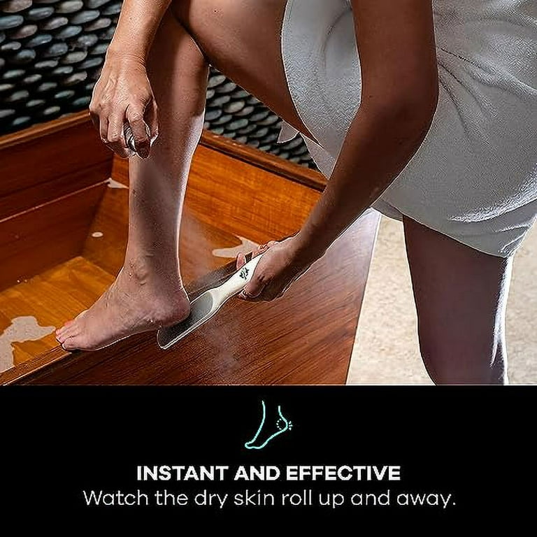 Dermasuri Liquid Feet Treatment Callus Remover with Foot Buffer