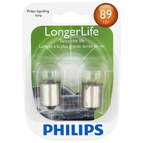Philips LongerLife Miniature 89LL, Pack of 2