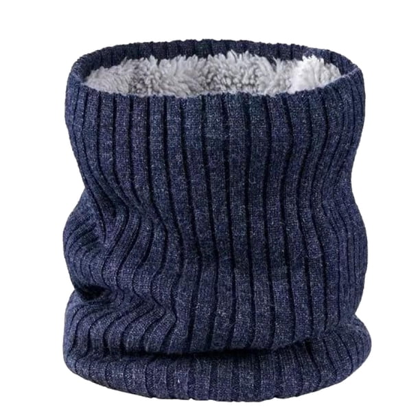 Bufanda cálida de invierno Bufanda sólida Bufanda de lana liviana Bufanda suave, a prueba , Bufanda de cuello para hombres Unisex Conducción Azul SOLEDAD Bufanda cálida de invierno