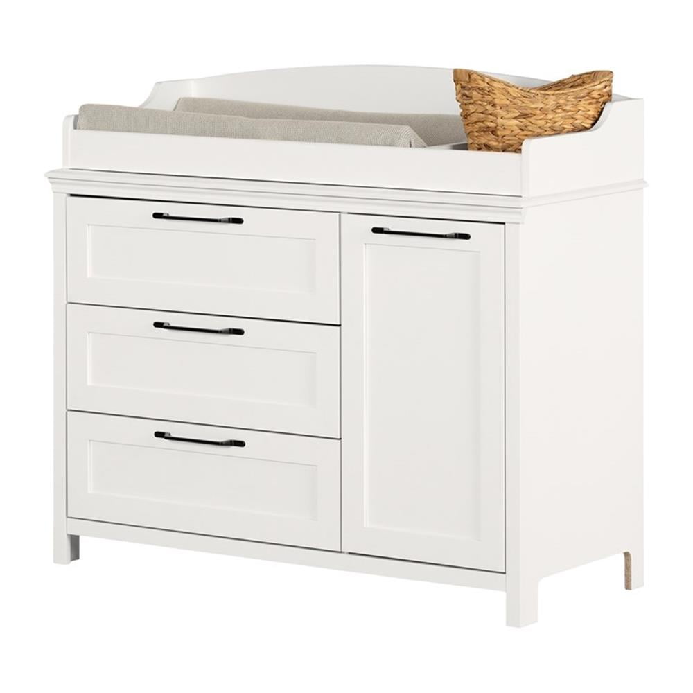 South Shore Daisie, Farmhouse Changing table, Wide White