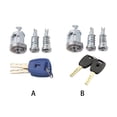 thumbnail image 2 of ruzhgo Zinc Alloy Car Ignition Lock Set Portable Detachable Replacement Diecast Modified Upgrading Vehicle Door Locks Part Blue Black, 2 of 6