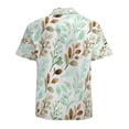 thumbnail image 3 of High Quality Hawaiian Shirts for Men Short Sleeve Aloha Beach Shirt Floral Summer Casual Button Down Shirts Blouses Z9PA7V, 3 of 7
