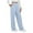 Light Blue, variant on Palazzo Womens Pants Petite Plus Size Wide Leg Sweatpants Cargo Pants for Women on $9 L
