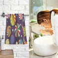thumbnail image 7 of Yayeee 100% Cotton Hand Towels for Bathroom 16" x 28" Soft Absorbent Kitchen Towel, Galactic Candy, 7 of 7