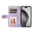 thumbnail image 4 of Dteck for iPhone 16 Pro Max Case Wallet with Card Holder, Crossbody Wallet Flip Cover for iPhone 16 Pro Max 6.9 Inch Men/Women, Shoulder Strap and Kickstand, Purple, 4 of 5