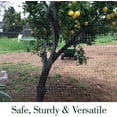 thumbnail image 6 of Dalen Plastic Fences-Transparent Netting for Garden Borders-3′x50′-Gray, 6 of 8