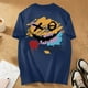 thumbnail image 5 of Playeras De Hombre Camiseta Informal De Verano De Manga Corta Con Cuello Redondo Y Estampado De Letras Y Caras Para Hombre, 5 of 5