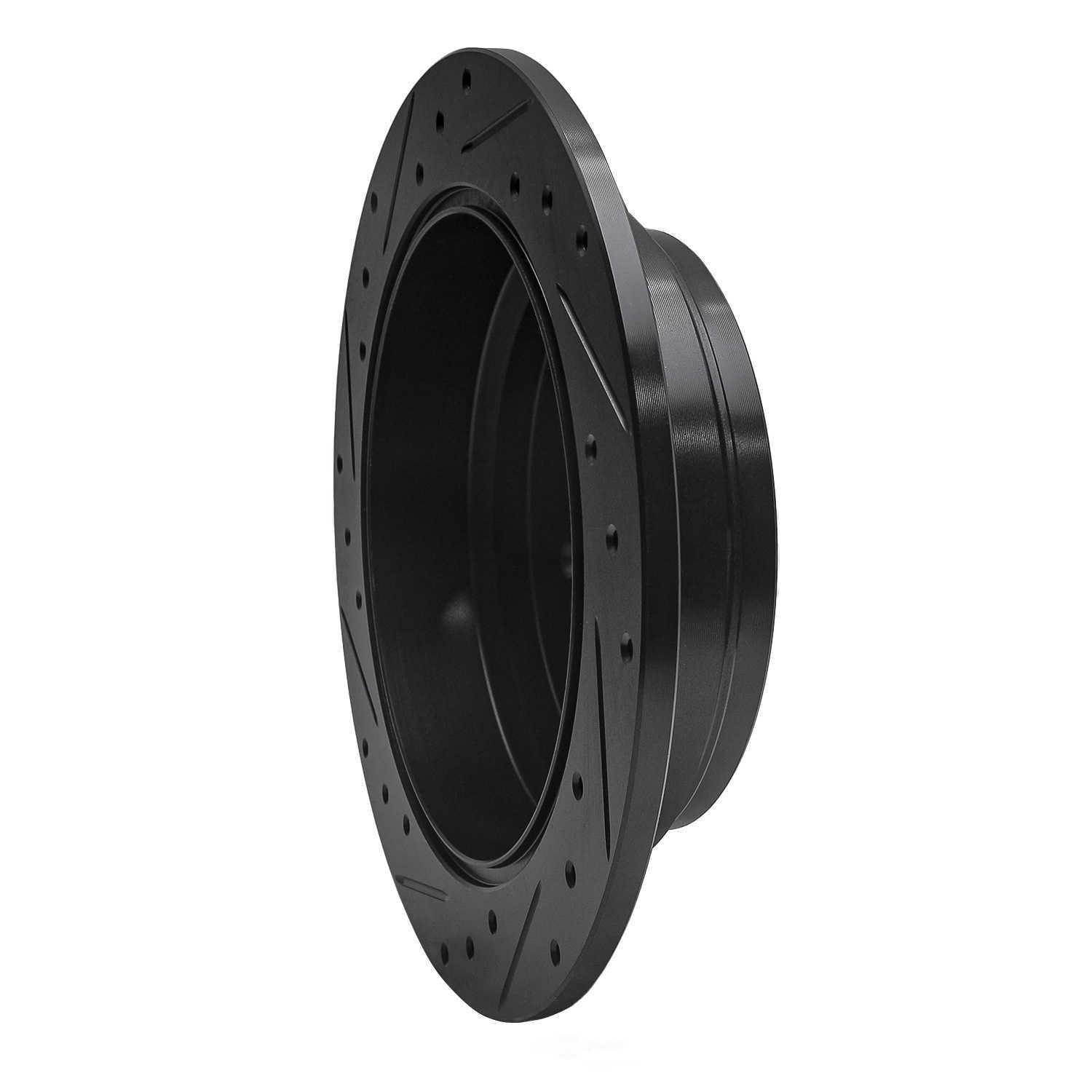 Dynamic Friction Company 633-59047R DFC Brake Rotor - Drilled And Slotted - Black