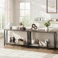 thumbnail image 3 of Table Console Étroite à 2 Niveaux, Table Élégante pour Sofa et Entrée pour Couloir et Salon, 3 of 6