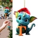 thumbnail image 1 of Colgantes Dragón Navidad Letra Acrílica en Forma T para Navidad Y Coche, 1 of 9