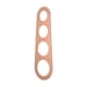 thumbnail image 1 of Medidor de espaguetis de acero inoxidable, medidor de porciones de pasta, 4 agujeros para cocinar oro rosa, 1 of 9