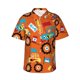 thumbnail image 1 of Fotbe Monster Truck Camisa Hawaiana para Hombre Unisex – Camisa Casual de Verano con Botones de Manga Corta de Algodón y Lino,Small, 1 of 7