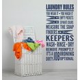 thumbnail image 5 of Rules.It's A Dirty Job Home Decor Vinyl Lettering Laundry Quotes Wall Stickers, 36x18, Deep Blue, 5 of 5