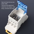 thumbnail image 6 of 1Pc Electrical Junction Box with DIN Rail Mount, Universal Terminal Block for Distribution Cabinets & High Voltage Panels, High-Quality Wiring Accessories Blue, 6 of 8