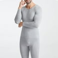 thumbnail image 4 of Maean Thermal Underwear for Mens Fall Winter Layer Lightweight Sets Pullover Tops and Bottom Pants, 4 of 7