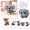 Animals, variant on Moonsky Octopus B Style Bead Embroidery Supplies Kit 3D Sea Creature Miniature Needlework Fabric Base Materials Pack for Adult Art Craft Studio Ornaments