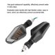 thumbnail image 3 of 2Pcs Motorcycle Retro Waterproof LED Turn Signal Lights Indicator Lamp Universal(Yellow), 3 of 4